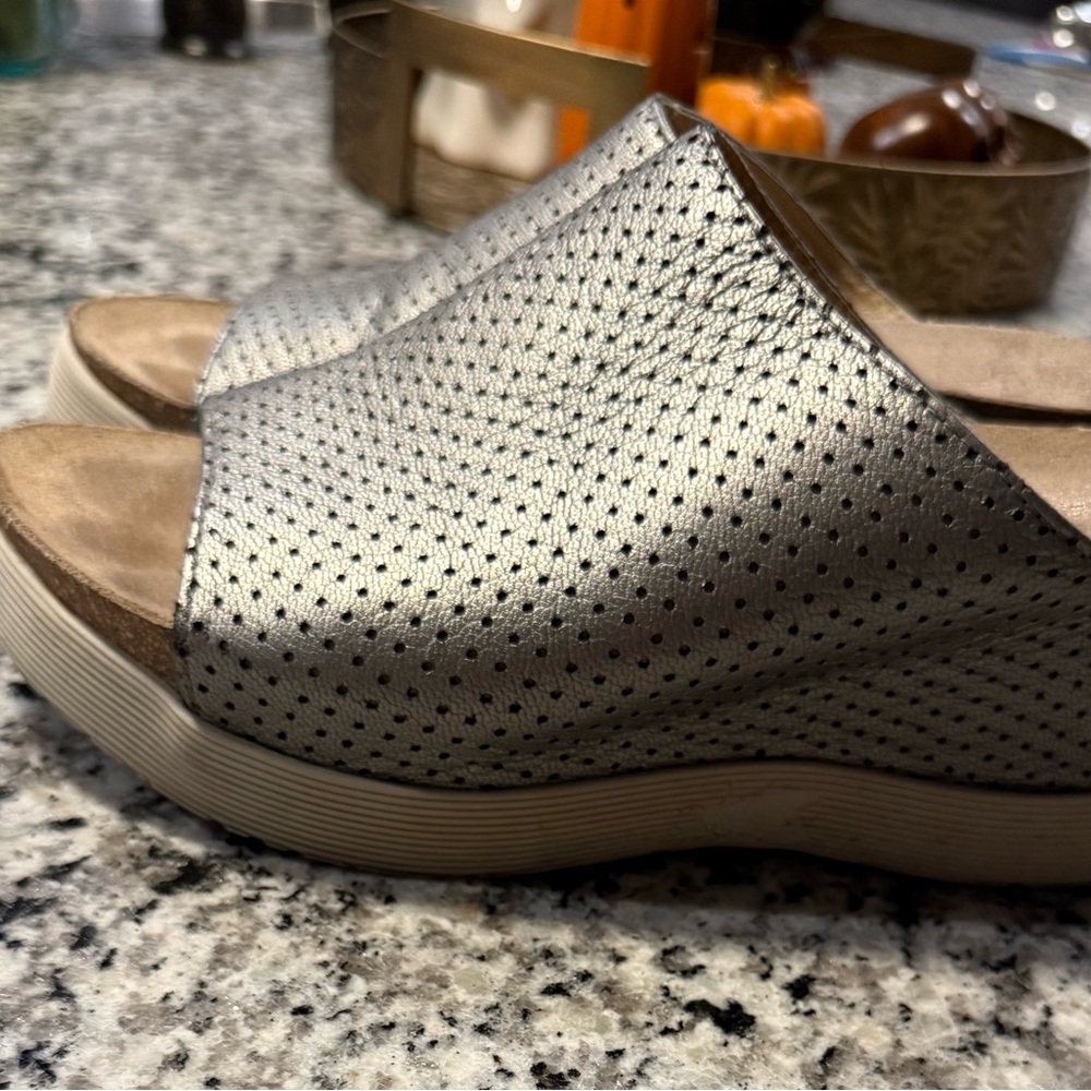 Fly London Women's Silver Sandals Size 37